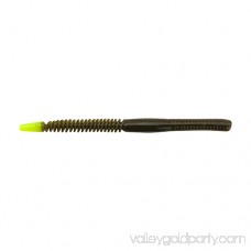 Berkley PowerBait Shaky Snake Soft Bait 5 Length, Green Pumpkin/Chartreuse, Per 8 563922103